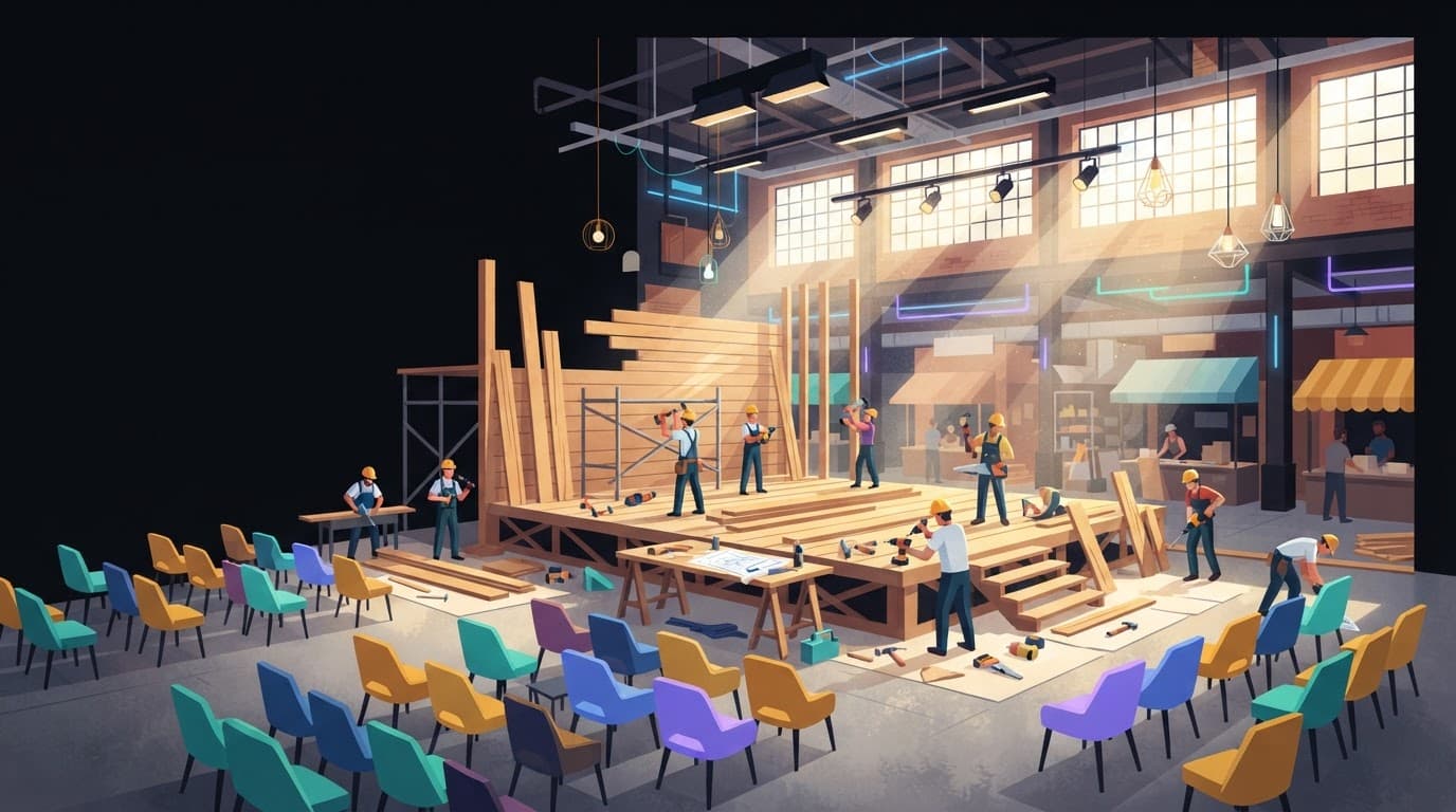 Illustration: NewBo City Market renovation aims for year-round events, construction underway