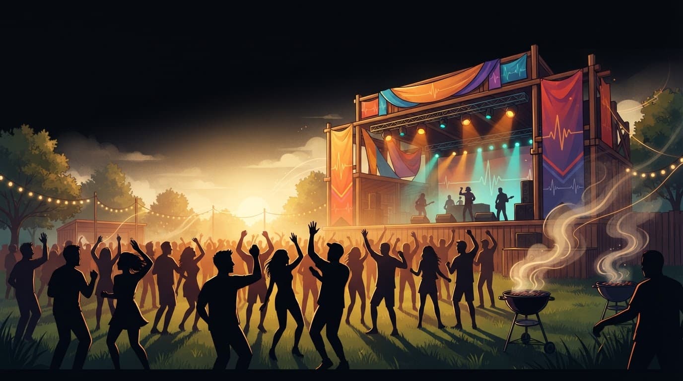Illustration: North Liberty Blues & BBQ Festival debuts Hy-Vee stage in 17th year