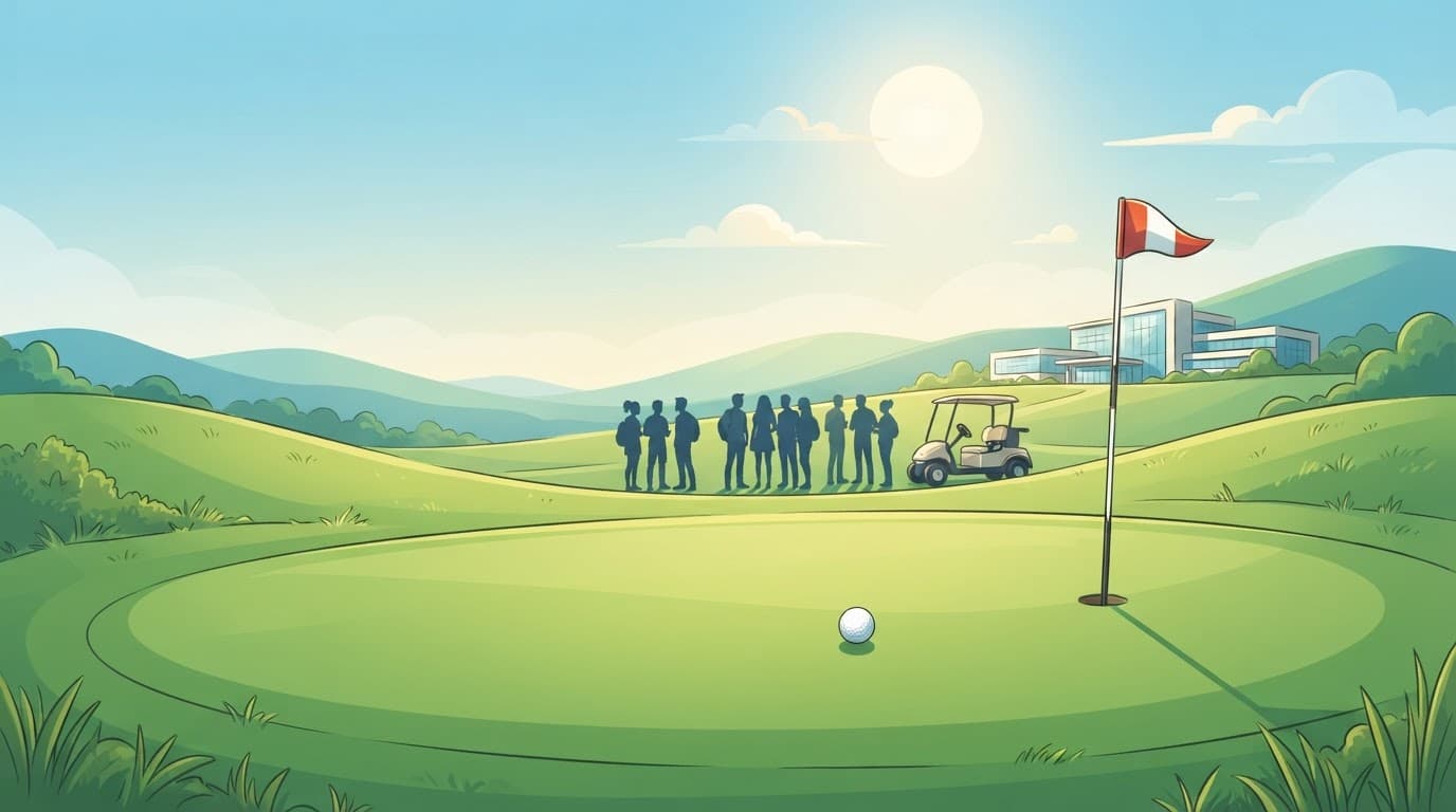 Illustration: Second annual Micah Hyde golf tournament supports UI children's hospital